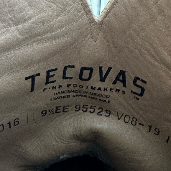 Tecovas Rich Brown Western Boots made in Mexico Size 9.5 EE - Picture 7 of 14